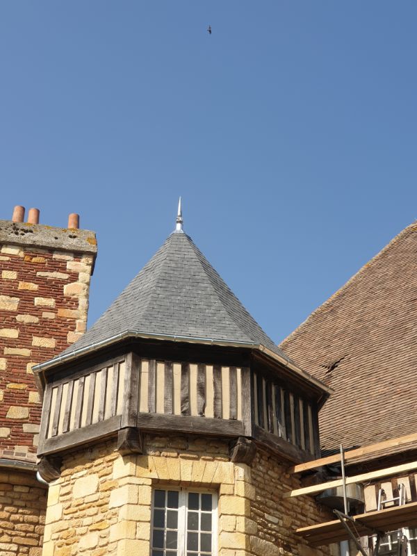 RENOVATION TOURELLE EN ARDOISE NATURELLE (2)